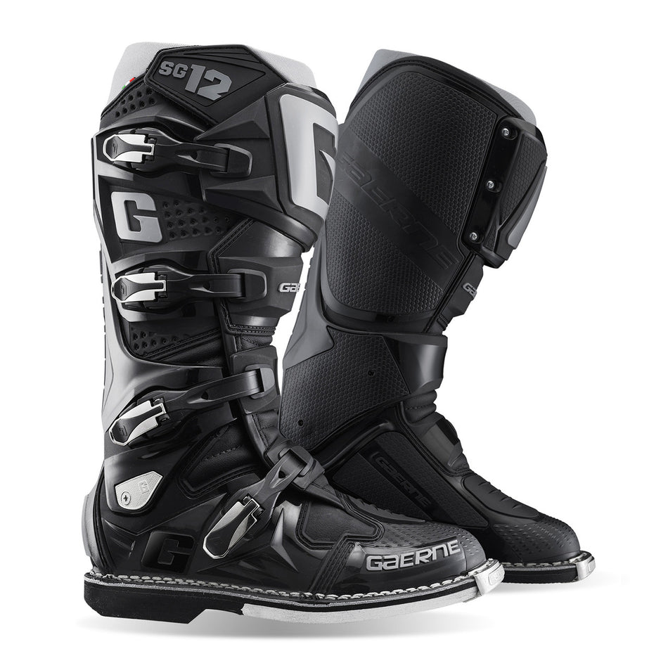 Gaerne SG12 Motocross Boots - Black Pair