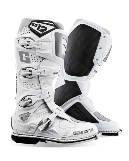 Gaerne SG12 Motocross Boots - White - Pair