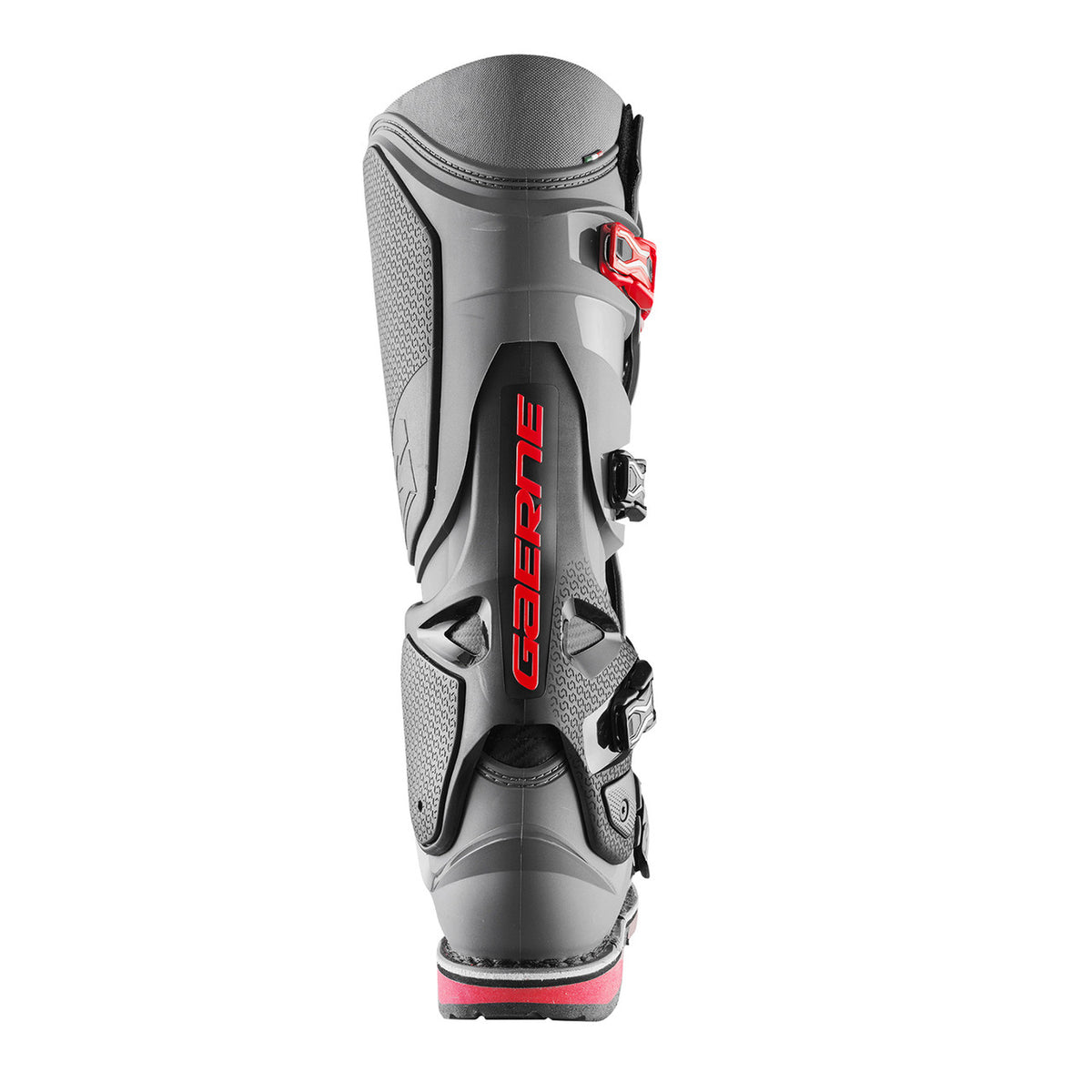 Gaerne SG22 Motocross Boots - Anthracite Black Red - Back Side Logo
