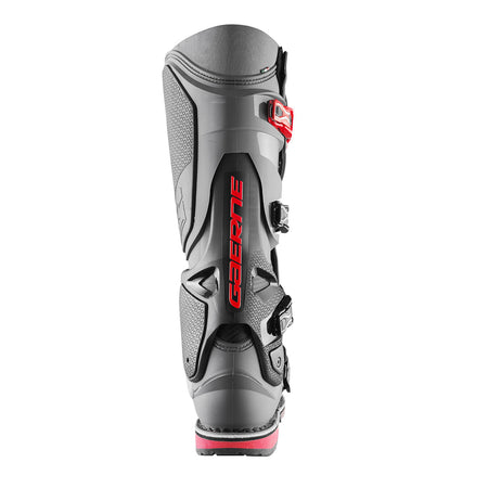 Gaerne SG22 Motocross Boots - Anthracite Black Red - Back Side Logo