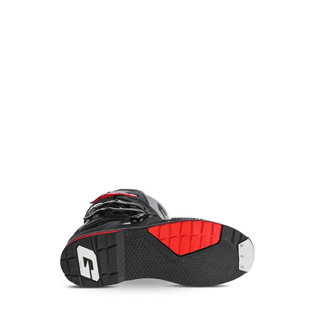 Gaerne SG22 Motocross Boots - Anthracite Black Red - Bottom Sole