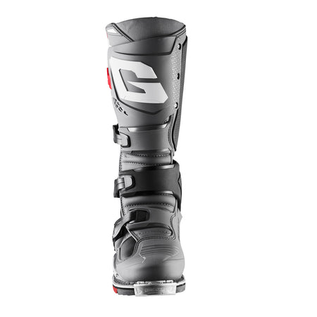 Gaerne SG22 Motocross Boots - Anthracite Black Red - Front View