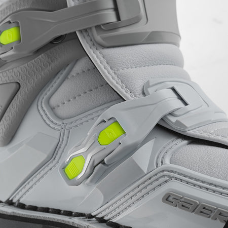 Gaerne SG22 Motocross Boots - Anthracite White Grey - Buckle