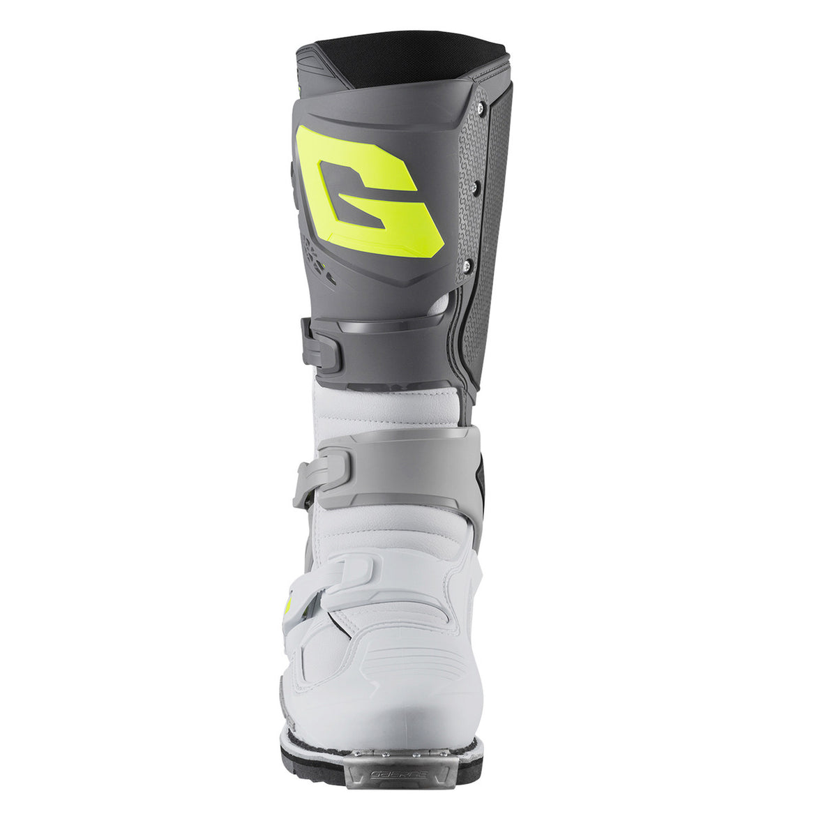 Gaerne SG22 Motocross Boots - Anthracite White Grey - Front View