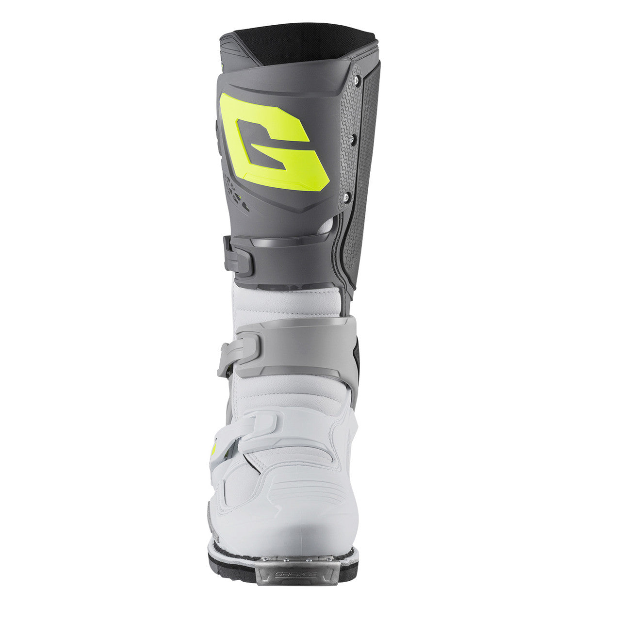 Gaerne SG22 Motocross Boots - Anthracite White Grey - Front View