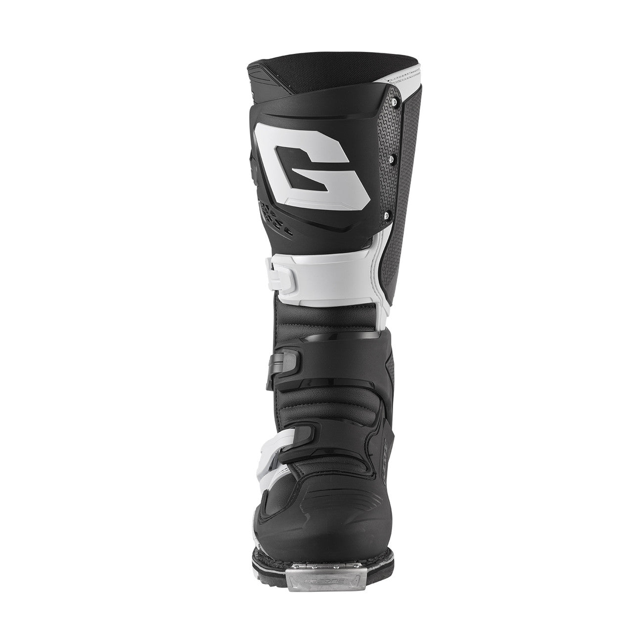 Gaerne SG22 Motocross Boots - Black White - Front View