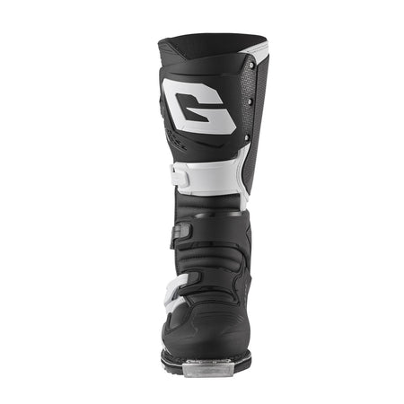 Gaerne SG22 Motocross Boots - Black White - Front View