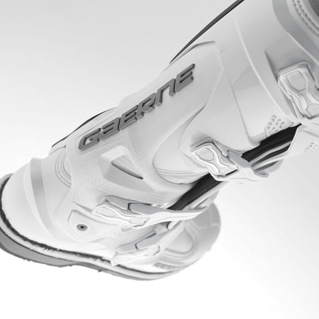 Gaerne SG22 Motocross Boots - White - Back Side Logo