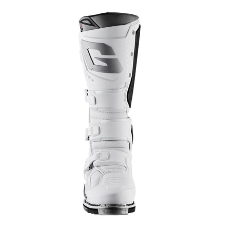 Gaerne SG22 Motocross Boots - White - Front View