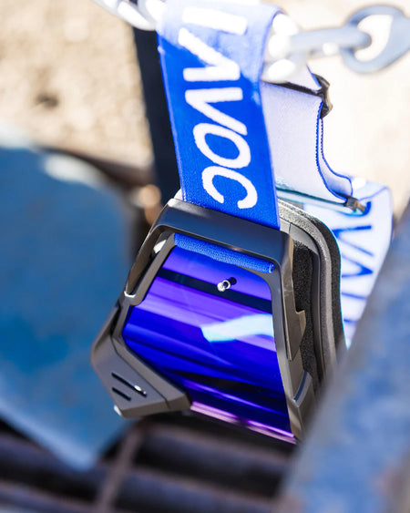 Havoc Elite Pre-Curved Goggle Lens - Blue Goggle