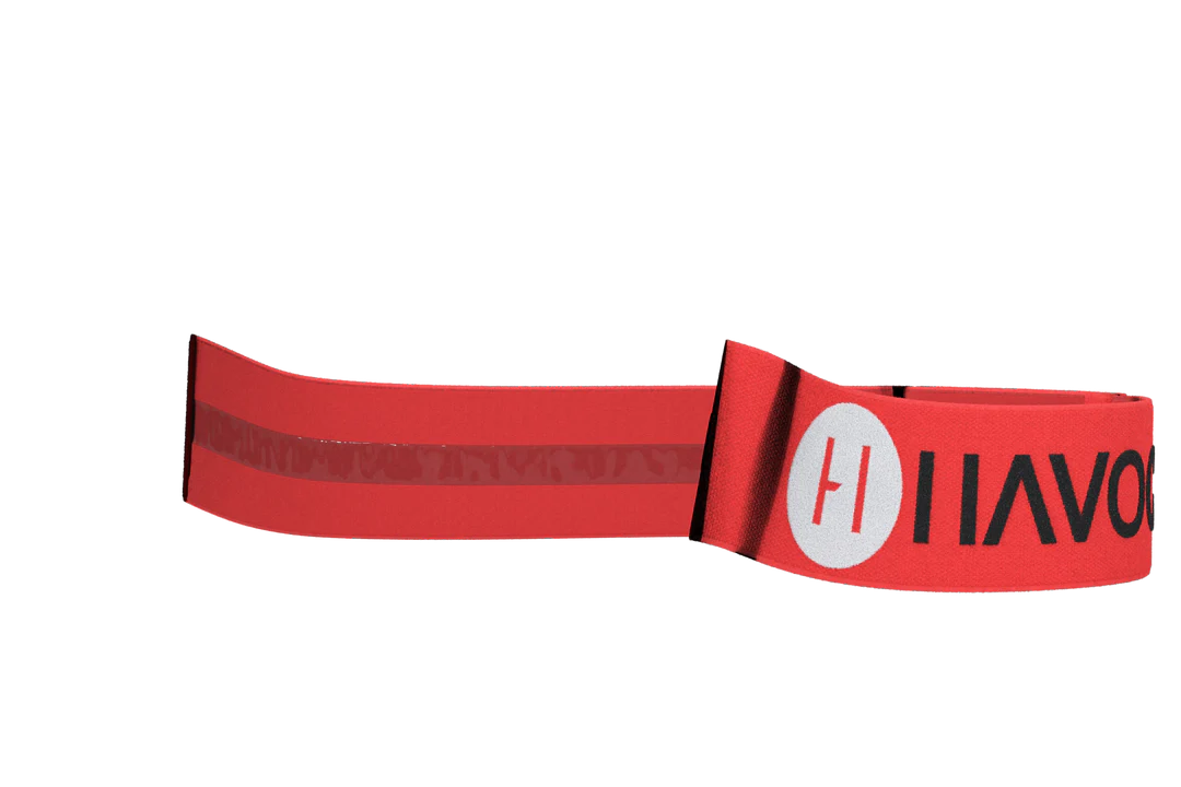 Havoc Goggle Strap - Helio & Infinity Goggle - Red / Black
