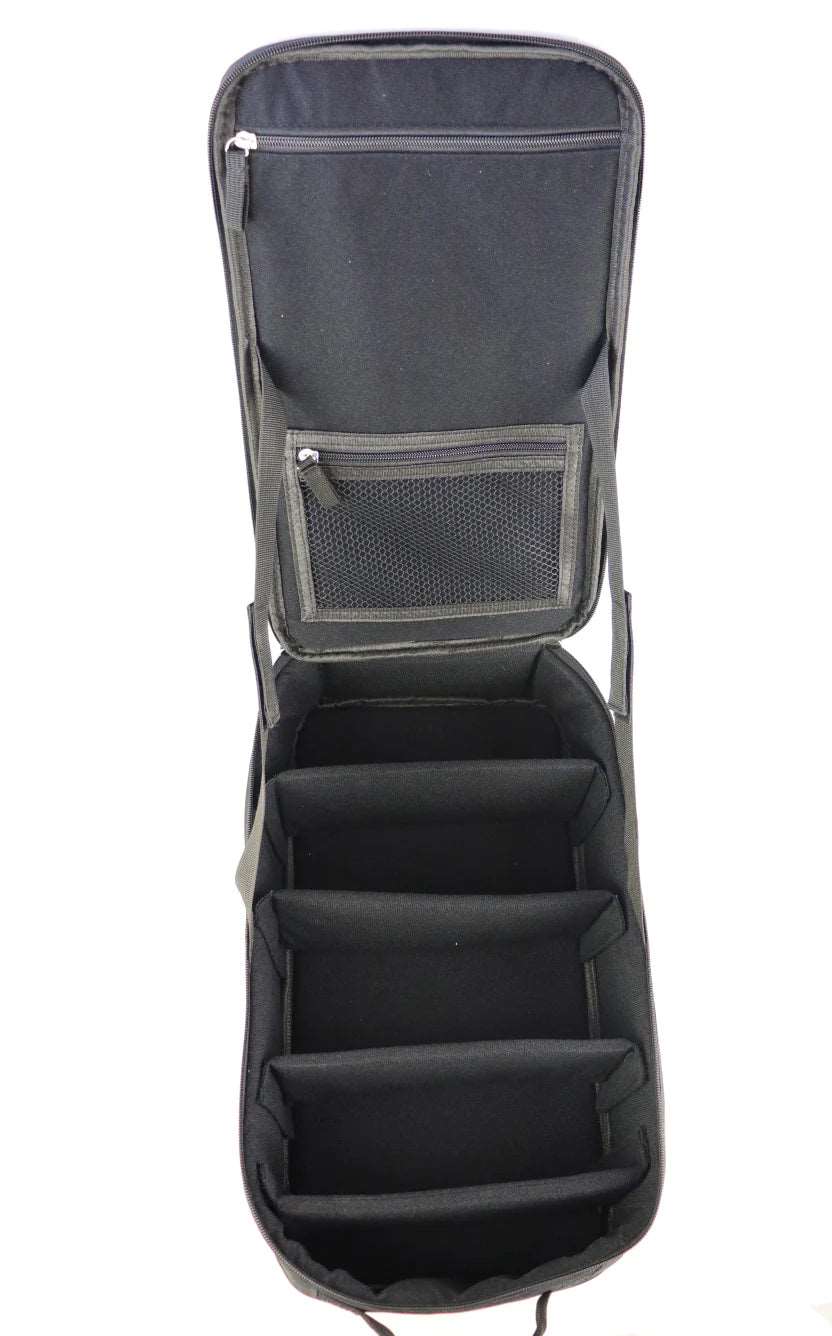 Havoc Large Goggle Case - Black Open