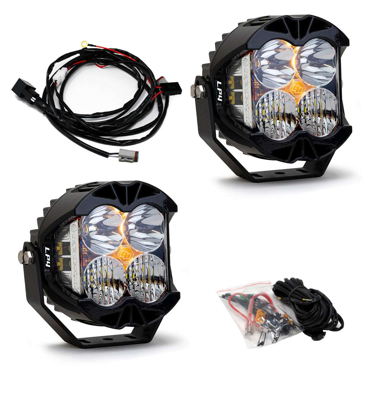 Baja Designs LP4 Pro LED Auxiliary Light Pod Pair- Universal