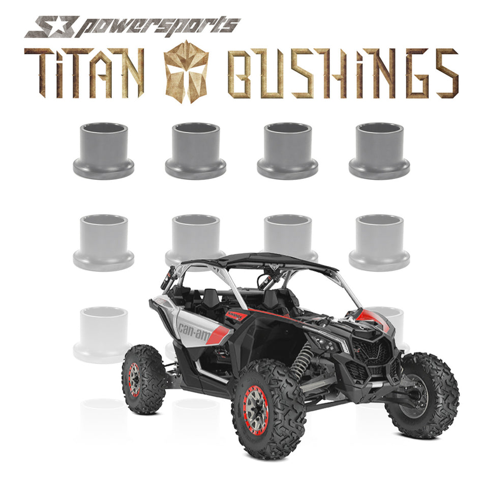 S3 TITAN GREASELESS CAN-AM MAVERICK X3 A-ARM BUSHING KITS