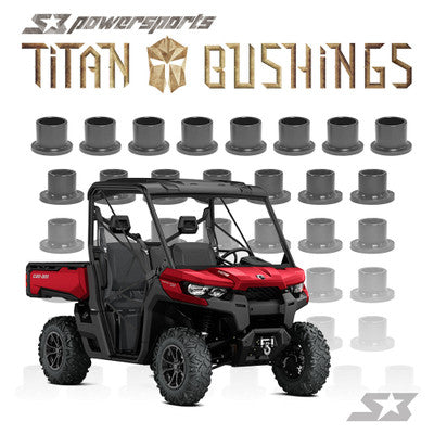 S3 TITAN GREASELESS CAN-AM DEFENDER A-ARM BUSHING KITS