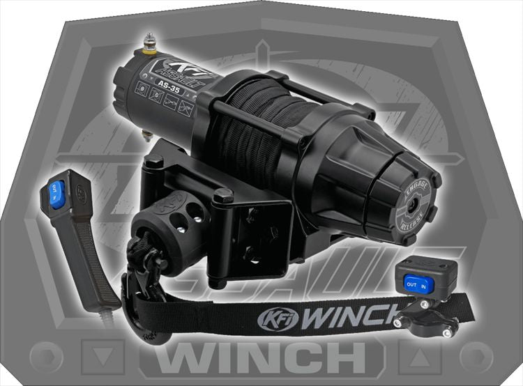 KFI Assault 3500 Synthetic Rope Winch