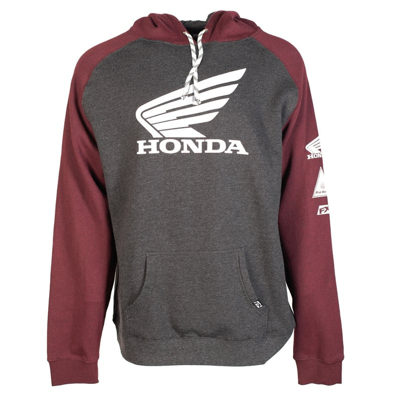 Honda Yellow Wing Logo Pullover Hoodie – Official Licensed Cotton