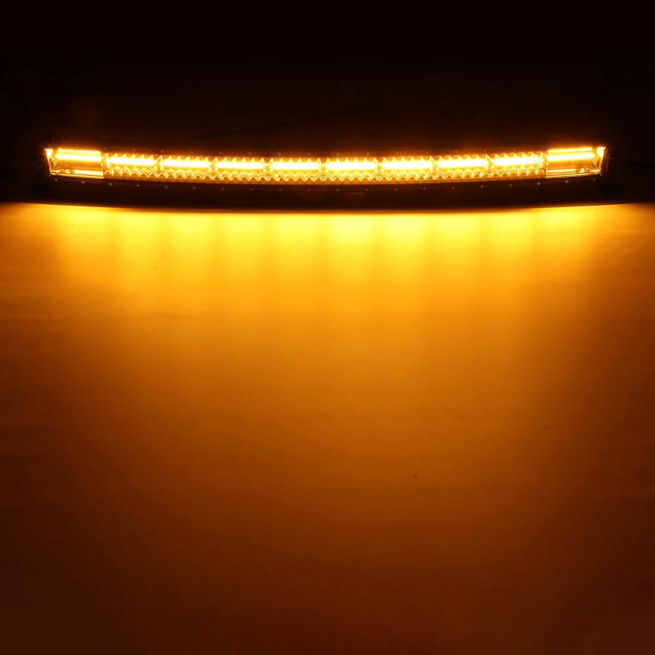 Aux Beam 42" White & Amber Light Bar w/ 6 Modes