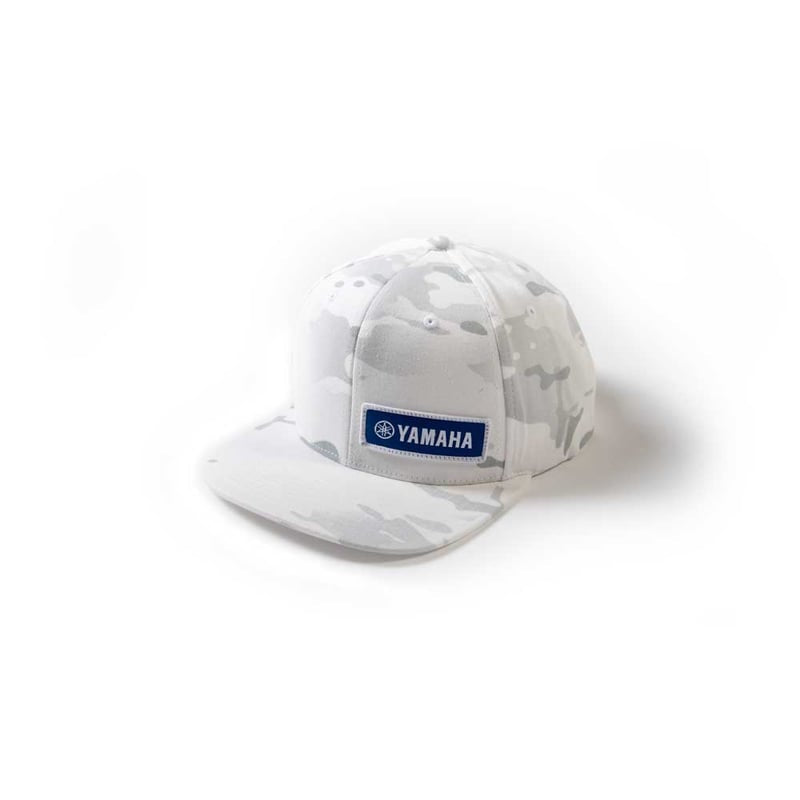 Yamaha White Camo SnapBack Hat – Red Plate Powersports