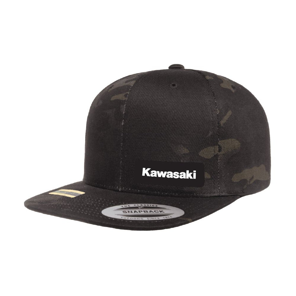 Factory Effex - Kawasaki Black Camo SnapBack Hat