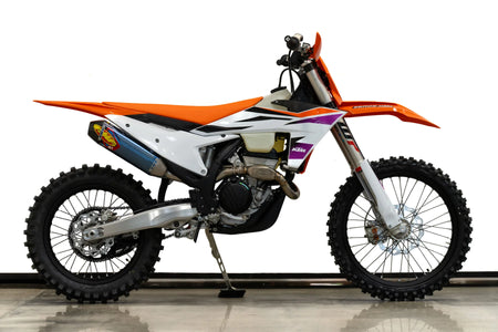 FMF Racing KTM / Husqvarna / GAS GAS 350-450F FACTORY 4.1 RCT TITANIUM ANODIZED SL (SLIP-ON) W/ CARBON CAP - FMF Racing