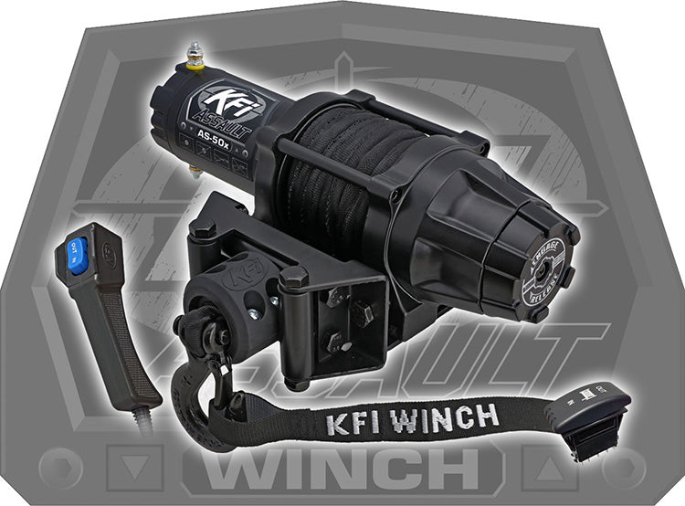 KFI 5000 Synthetic Rope Assault Series Winch