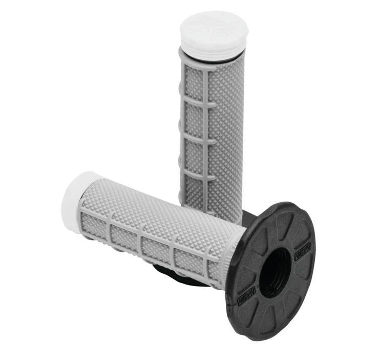 ProTaper - Tri-Density Half-Waffle MX Grips - White - ProTaper