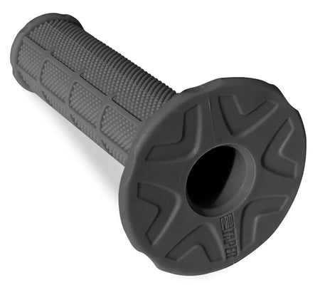 ProTaper - Single Density Half-Waffle MX Grips - Grey / Medium - ProTaper