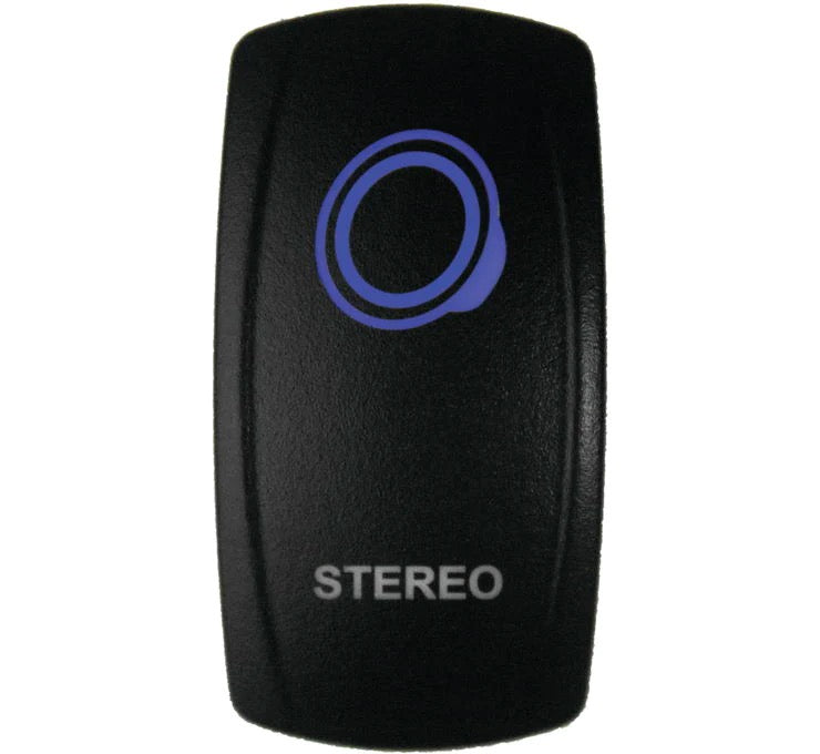 LED Stereo Rocker Switch  On/Off