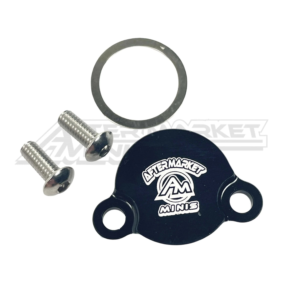 Aftermarket Minis - KTM/Husqvarna/Gas Gas 50-65cc Billet Rear Brake Reservoir Cap - Black - Aftermarket Minis