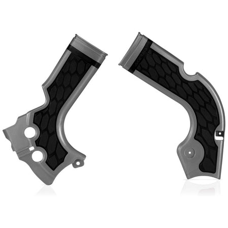 Acerbis - Honda CRF 250R-450R (2017-2019) - X-Grip Frame Guard - Silver / Black - Acerbis