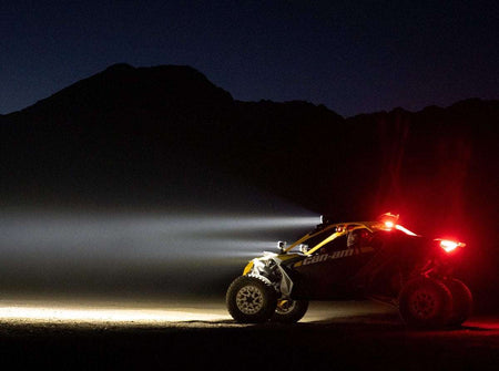 Baja Designs 2024 Can-Am Maverick R 10” OnX6+ Laser Hybrid Shock Tower Kit