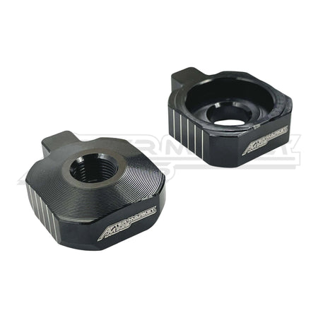 Aftermarket Minis - KTM / Husqvarna/ Gas Gas 50cc / E-Bike Chain Adjuster Axle Blocks - Black - Aftermarket Minis