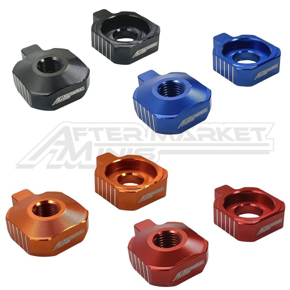 Aftermarket Minis - KTM / Husqvarna/ Gas Gas 50cc / E-Bike Chain Adjuster Axle Blocks - Aftermarket Minis