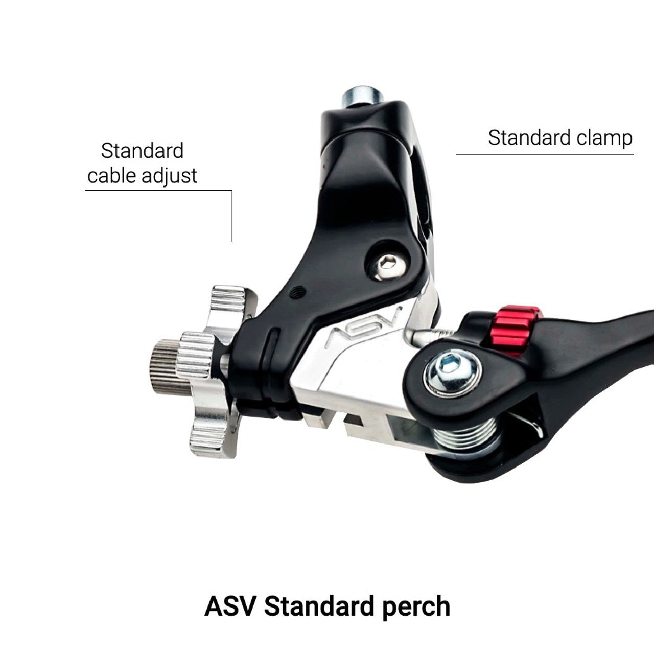 ASV F4 Yamaha YZ125 Front Brake & Clutch Levers – Red Plate