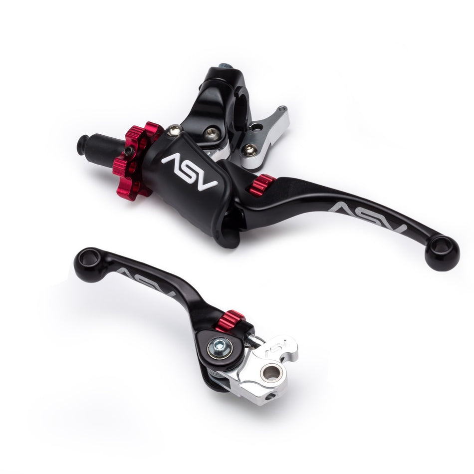 ASV F4 BCF40106PH Pro Perch with Hot Start Brake & Clutch Lever Pair Pack