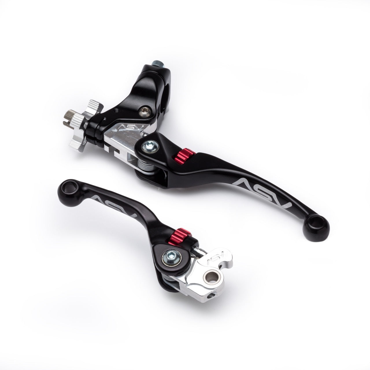 ASV F4 Kawasaki KX100 / KX112 Front Brake & Clutch Levers – Red