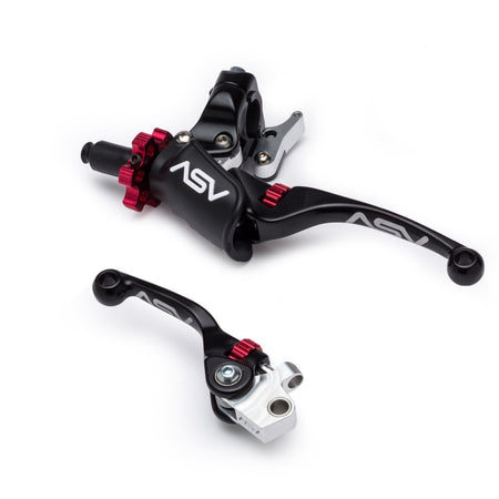 ASV F4 BCF41306YPH Hot Start Pro Perch Brake & Clutch Lever Pair Pack