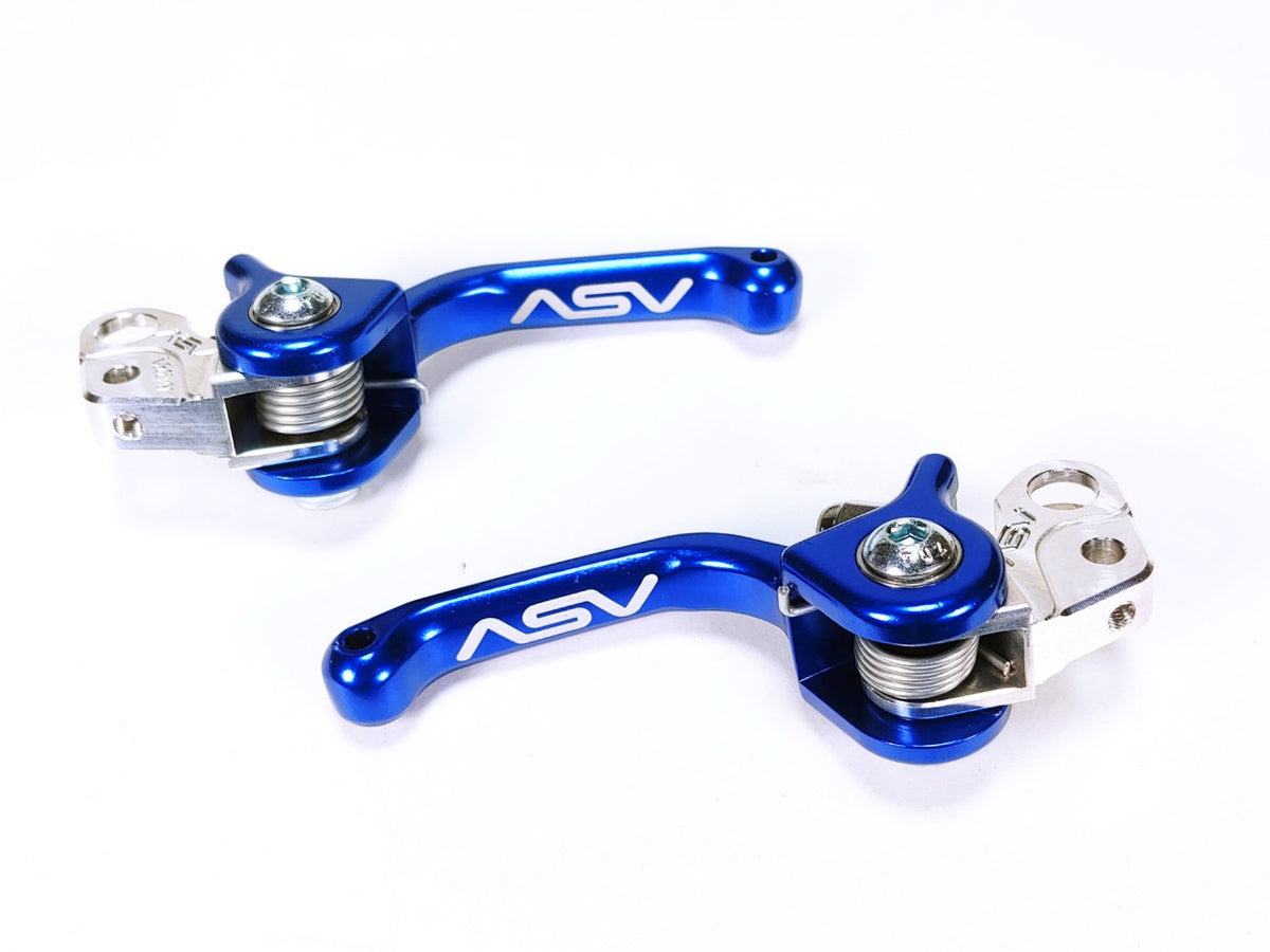 ASV PW50 RBF32222 Front & Rear Brake Lever Blue