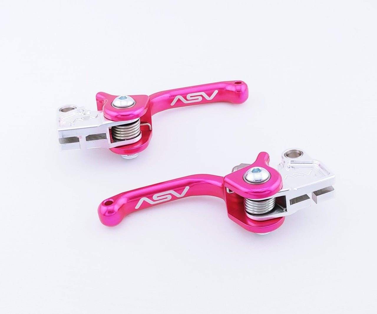 ASV PW50 RBF32222 Front & Rear Brake Lever Pink