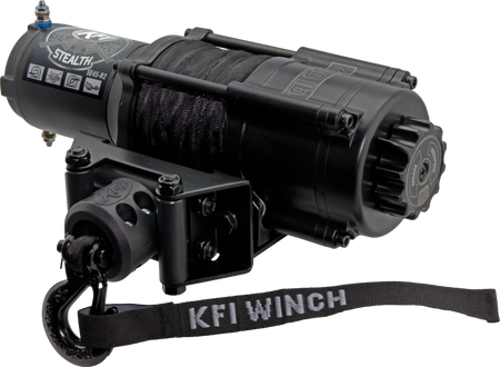 KFI SE45 Stealth 4500 lb Synthetic Rope Winch
