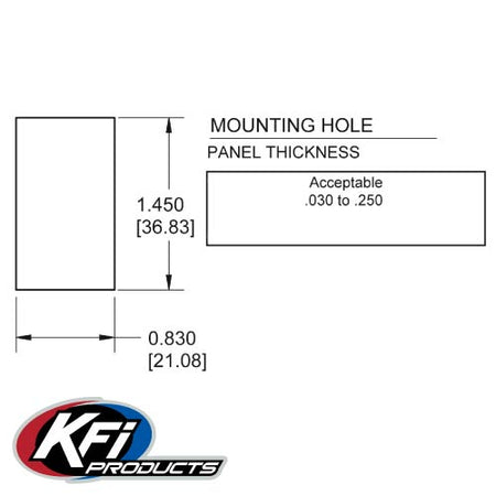 KFI UTV Dash Rocker Switch Kit - Wiring Diagram 2