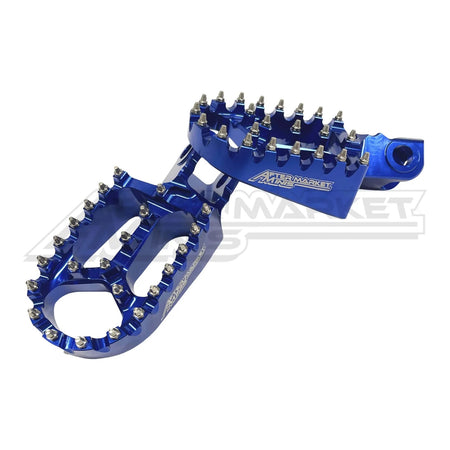 KTM GAS HUSQ E-Bike | 50-65cc BILLET FOOT PEGS - Blue