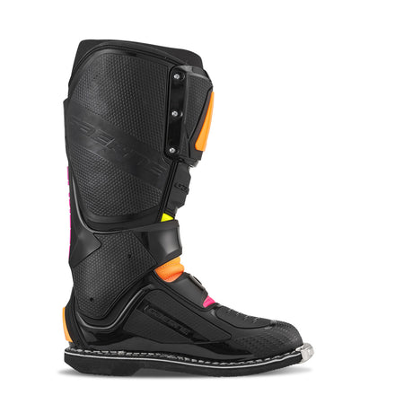 Limited Edition Gaerne SG12 Motocross Boots - Black Orange Pink - Inside