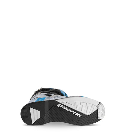 Limited Edition Gaerne SG12 Motocross Boots - Black White Carolina Blue - Bottom Sole