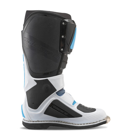 Limited Edition Gaerne SG12 Motocross Boots - Black White Carolina Blue - Inside View
