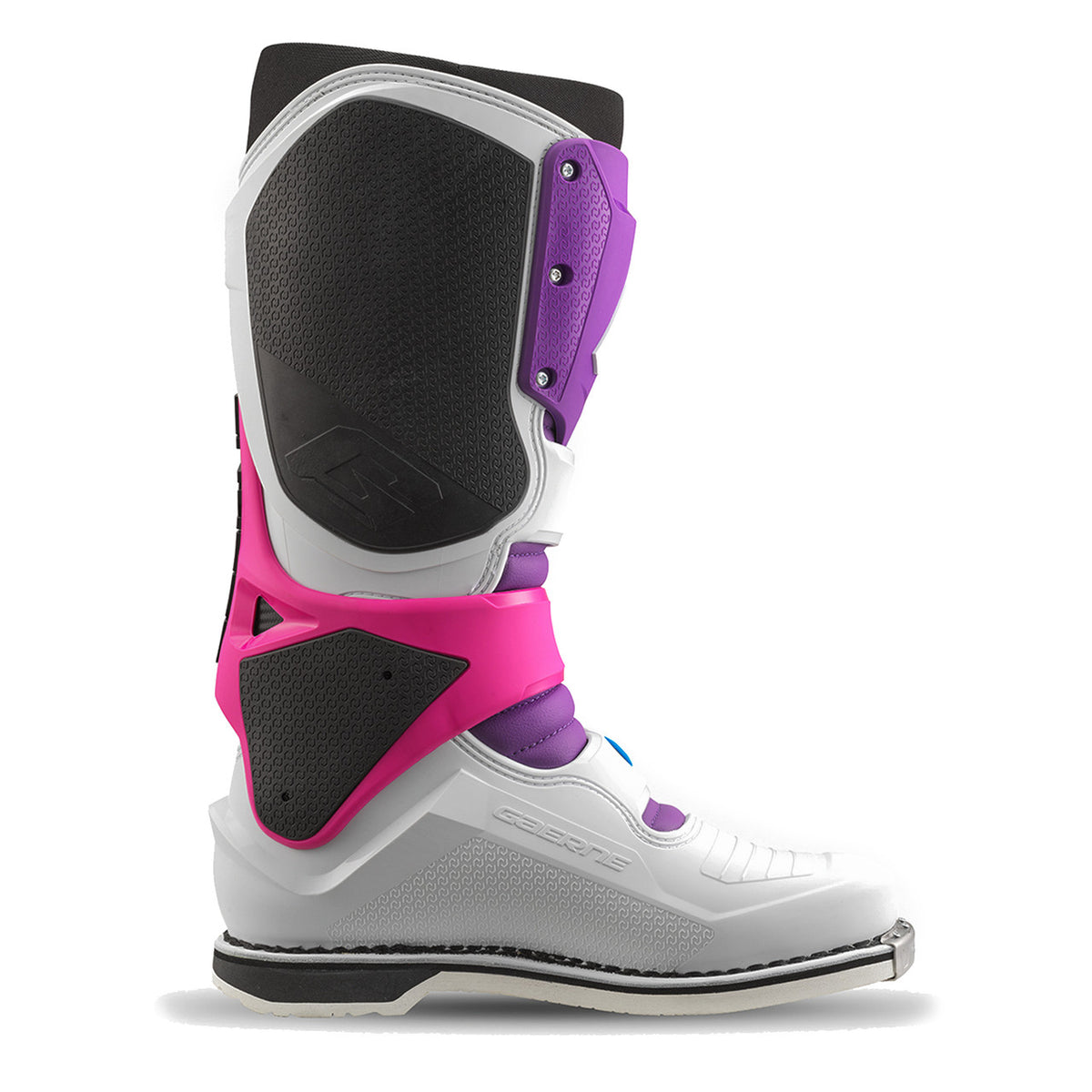 Limited Edition Gaerne SG22 Motocross Boots - Purple White Rhodamine - Inside View