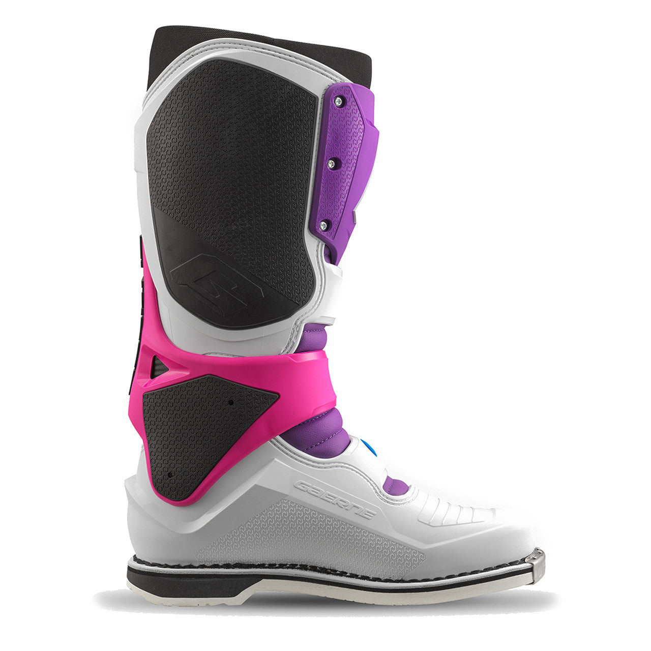 Limited Edition Gaerne SG22 Motocross Boots - Purple White Rhodamine - Inside View