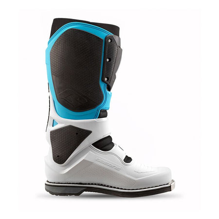 Limited Edition Gaerne SG22 Motocross Boots - White Black Light Blue LE - Inside View