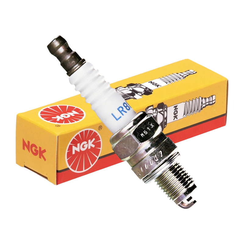 NGK 6208 Laser Iridium Spark Plugs - LR8B – Red Plate Powersports